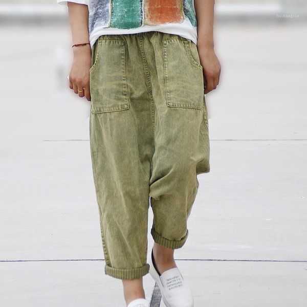 women casual bleached pockets denim cross pants jeans korea loose ladies 2020 denim trousers jeans fashion1, Blue
women casual bleached pockets denim cross pants jeans korea loose ladies 2020 denim trousers jeans fashion1, Blue