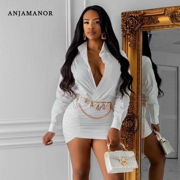 anjamanor deep v neck long sleeve bodycon mini dress 2019 fall fashion women night club party dresses white black red d59-ac40 y200418, Black;gray
anjamanor deep v neck long sleeve bodycon mini dress 2019 fall fashion women night club party dresses white black red d59-ac40 y200418, Black;gray