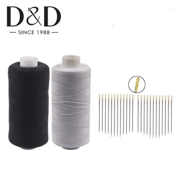 sewing notions & tools 2pcs 500m polyester threads 12pcs self threading needles fabric craft diy quilting supplies1, Black
sewing notions & tools 2pcs 500m polyester threads 12pcs self threading needles fabric craft diy quilting supplies1, Black