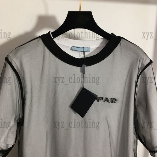 22ss high-end summer brand t shirts mesh stitching fake two pieces t-shirts gradient smudged trangle logo print casual short sleeve t-shirt, White;black
22ss high-end summer brand t shirts mesh stitching fake two pieces t-shirts gradient smudged trangle logo print casual short sleeve t-shirt, White;black