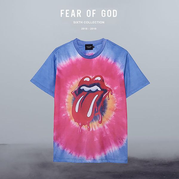 fear of god tie-dye camouflage tongue print summer short sleeves t shirt man woman streetwears hip hop rock fashion loose kanye jerry, White;black
fear of god tie-dye camouflage tongue print summer short sleeves t shirt man woman streetwears hip hop rock fashion loose kanye jerry, White;black