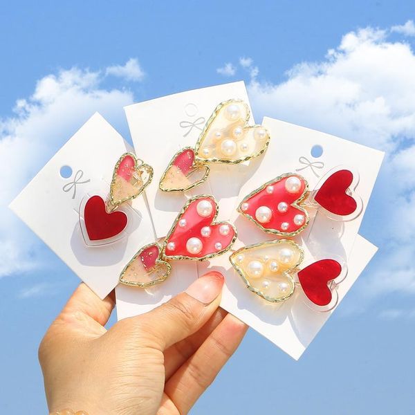 cute big red heart hair clips pearls for women girls crystal barrette stick shiny marble hairpin hair styling acc qylucf, Black;brown
cute big red heart hair clips pearls for women girls crystal barrette stick shiny marble hairpin hair styling acc qylucf, Black;brown