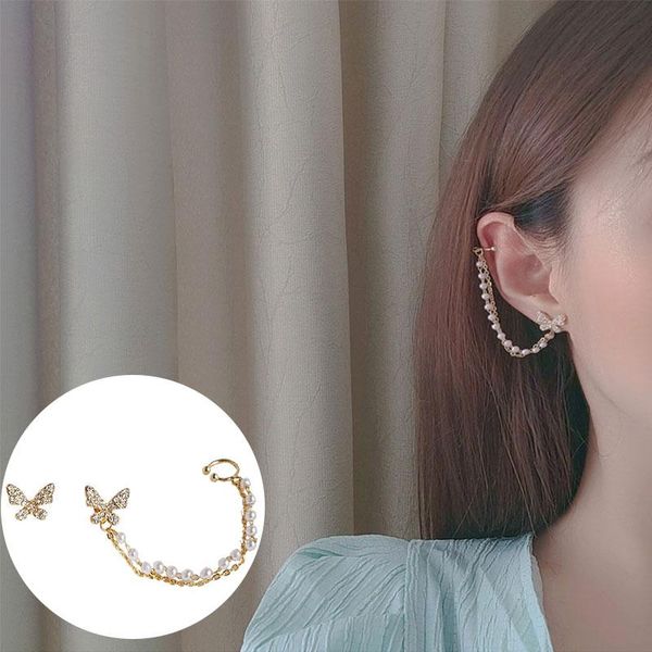 stud korean rhinestone butterfly earrings for women girls crystal ear bone clip fashion metal chain boucle d'oreille jewelry, Golden;silver
stud korean rhinestone butterfly earrings for women girls crystal ear bone clip fashion metal chain boucle d'oreille jewelry, Golden;silver