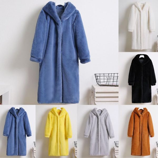 fashion women plush warm tunic clothing long wind cardigans sweater breaker hooded warm plush coat harajuku solid color coat, Black
fashion women plush warm tunic clothing long wind cardigans sweater breaker hooded warm plush coat harajuku solid color coat, Black