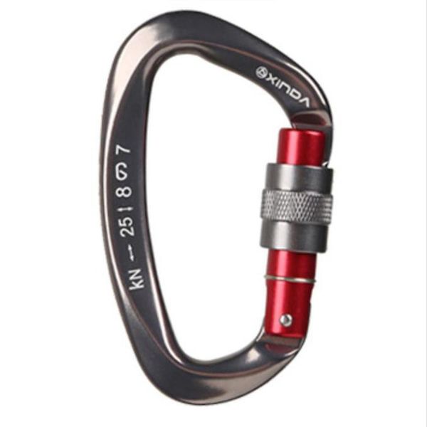xinda 25kn mountaineering caving rock climbing carabiner d shaped safety master screw lock buckle escalade equipement h wmtilj
xinda 25kn mountaineering caving rock climbing carabiner d shaped safety master screw lock buckle escalade equipement h wmtilj