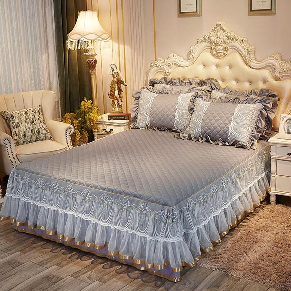 luxury gray blue beige pink 100% cotton sanding thick quilting lace embroidery bed skirt bedspread pillowcases 3pcs bedding set
luxury gray blue beige pink 100% cotton sanding thick quilting lace embroidery bed skirt bedspread pillowcases 3pcs bedding set