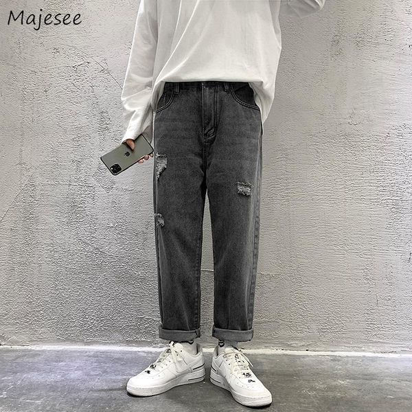 men's jeans men denim solid hole straight loose plus size 3xl students streetwear daily all-match korean fashion style trendy casual, Blue
men's jeans men denim solid hole straight loose plus size 3xl students streetwear daily all-match korean fashion style trendy casual, Blue