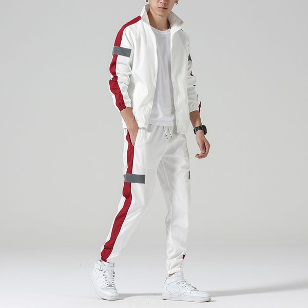 new long sleeve sportswear suit autumn thin fashion casual wear color cardigan coat men's trousers, Gray
new long sleeve sportswear suit autumn thin fashion casual wear color cardigan coat men's trousers, Gray