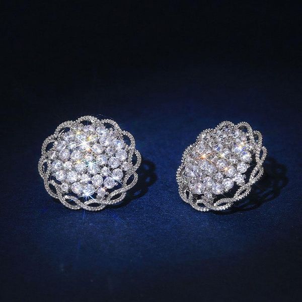 stud luxury flower earrings for women zircon white gold color piercing snowflake earring female bride wedding jewelry kbe142, Golden;silver
stud luxury flower earrings for women zircon white gold color piercing snowflake earring female bride wedding jewelry kbe142, Golden;silver