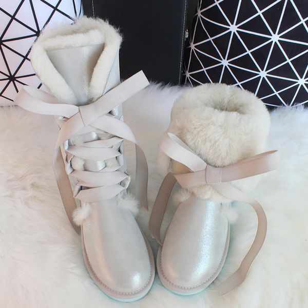 g&zaco luxury sheepskin snow australia high winter natural wool sheep fur knee bow flat women long boots lj201130, Black
g&zaco luxury sheepskin snow australia high winter natural wool sheep fur knee bow flat women long boots lj201130, Black