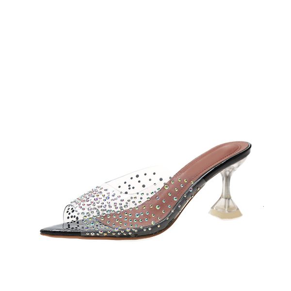 2021 new women sandals pointed slippers summer fashion ladies shoes transparent pvc high heels peep toe pumps footwear 1 50x4, Black
2021 new women sandals pointed slippers summer fashion ladies shoes transparent pvc high heels peep toe pumps footwear 1 50x4, Black