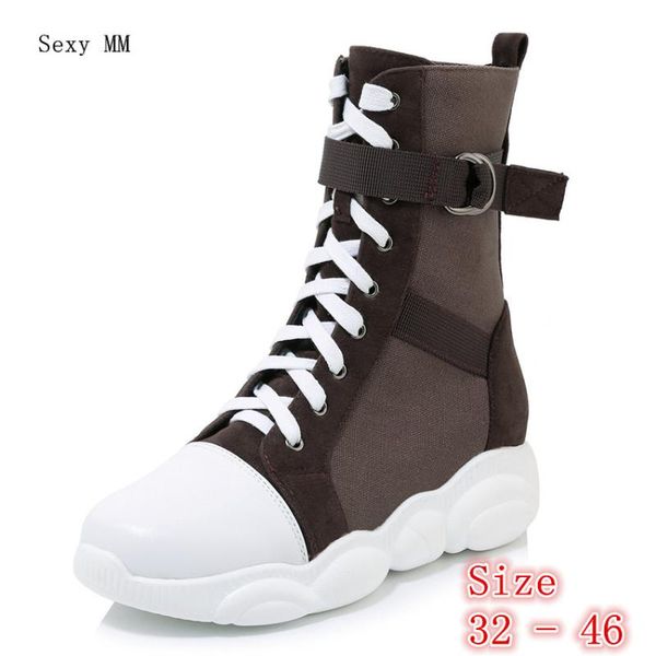 spring autumn winter platform flat shoes women mid calf boots woman short snow boots plus size 32 33 - 40 41 42 43 44 45 46, Black
spring autumn winter platform flat shoes women mid calf boots woman short snow boots plus size 32 33 - 40 41 42 43 44 45 46, Black