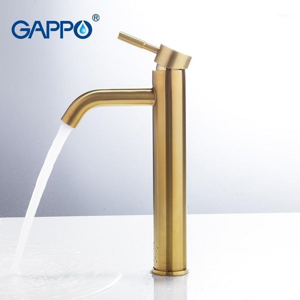 gappo basin faucet brushed gold bathroom faucet mixer stainless steel waterfall tall bathroom basin mixer torneira1
gappo basin faucet brushed gold bathroom faucet mixer stainless steel waterfall tall bathroom basin mixer torneira1
