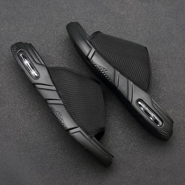 2019 new sweat absorbent men's leather sandals air cushion non-slip men's sandals leisure beach slippers tide shoes t200420, Black
2019 new sweat absorbent men's leather sandals air cushion non-slip men's sandals leisure beach slippers tide shoes t200420, Black