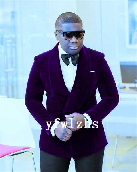 handsome velveteen groomsmen shawl lapel groom tuxedos mens wedding dress man jacket blazer prom dinner suits (jacket+pants+tie)w311, Black;gray
handsome velveteen groomsmen shawl lapel groom tuxedos mens wedding dress man jacket blazer prom dinner suits (jacket+pants+tie)w311, Black;gray