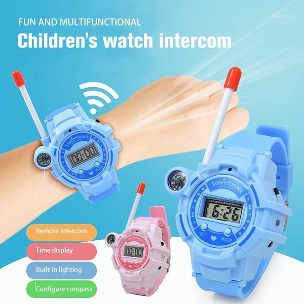 2pcs wireless walkie talkie watch kids toys children smart talking watch parent-child interactive gifts long distance transceive1
2pcs wireless walkie talkie watch kids toys children smart talking watch parent-child interactive gifts long distance transceive1