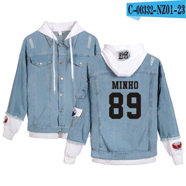 harajuku kpop stray kids yellow wood jacket men/women fashion denim jacket spring autumn casual women slim denim1, Black;brown
harajuku kpop stray kids yellow wood jacket men/women fashion denim jacket spring autumn casual women slim denim1, Black;brown