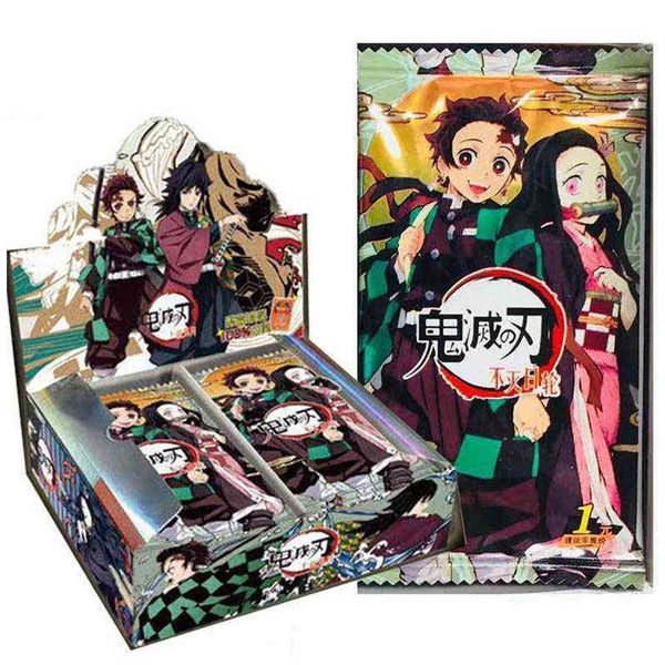 demon slayer card tcg game cards table toys for family children christmas gift aa220314
demon slayer card tcg game cards table toys for family children christmas gift aa220314