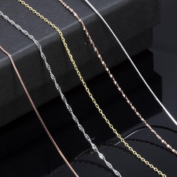 s925 sterling silver necklace for women simple fashion snake chain elegant female jewelry
s925 sterling silver necklace for women simple fashion snake chain elegant female jewelry