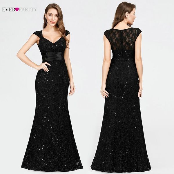 lace sequined evening dresses black ever pretty v-neck mermaid sleeveless beaded sparkle elegant party dresses lj201123, White;black
lace sequined evening dresses black ever pretty v-neck mermaid sleeveless beaded sparkle elegant party dresses lj201123, White;black