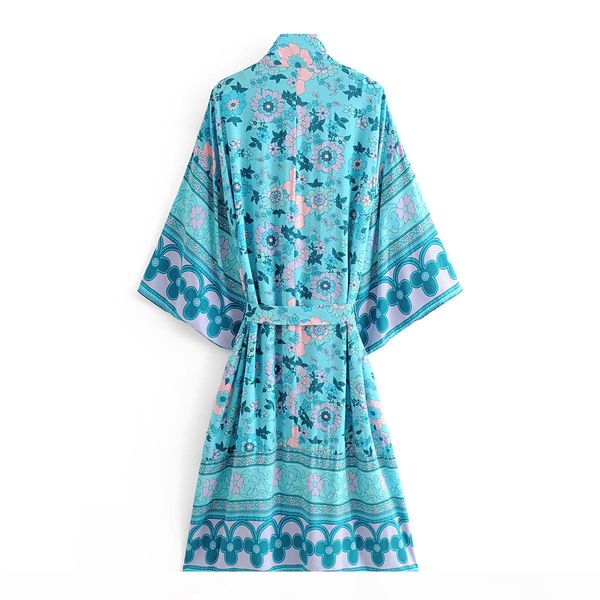 women long robe kimono cardigan blouses summer chic boho floral print fashion bohemian sashes maxi cardigan beach boho shirt loose cover-ups, White
women long robe kimono cardigan blouses summer chic boho floral print fashion bohemian sashes maxi cardigan beach boho shirt loose cover-ups, White