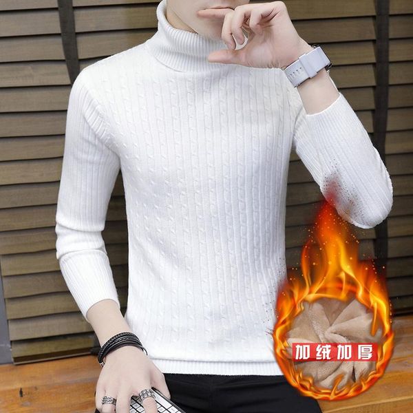 men's sweaters sweater autumn korean version of the trend high-neck personality plus velvet, White;black
men's sweaters sweater autumn korean version of the trend high-neck personality plus velvet, White;black