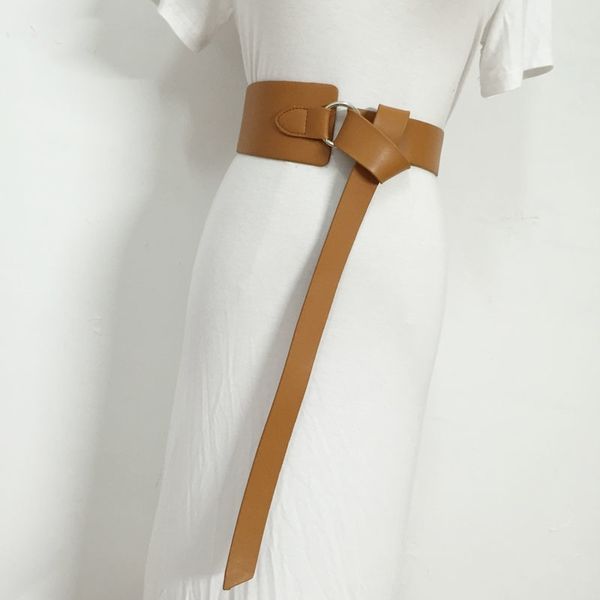 new causal solid color black pu leather knot bandage loose long irregular belt women fashion tide all-match straps y200501, Black;brown
new causal solid color black pu leather knot bandage loose long irregular belt women fashion tide all-match straps y200501, Black;brown