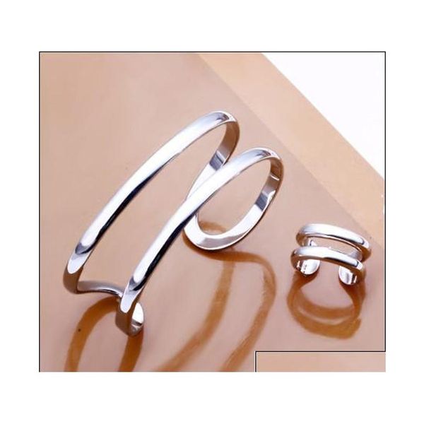 new 925 flat silver bracelet ring set opening two lines of fashion jewelry shipping 5set kxxaj
new 925 flat silver bracelet ring set opening two lines of fashion jewelry shipping 5set kxxaj