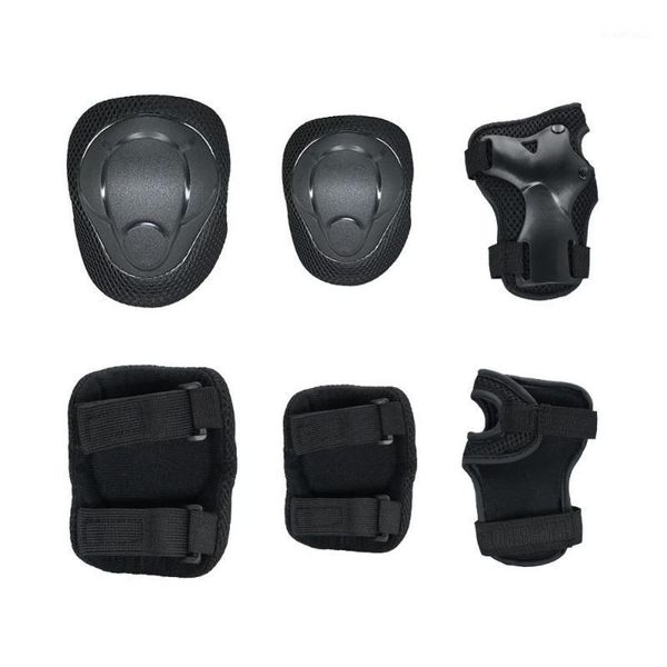 6pcs/set cycling skating protective gear pads knee elbow pads wrist guards outdoor sport safety protector for children playing1, Black;gray
6pcs/set cycling skating protective gear pads knee elbow pads wrist guards outdoor sport safety protector for children playing1, Black;gray