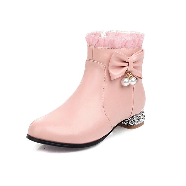 2021 the new sweet style comfortable round ankle crystal bowknot knot zipper lower heel thick motorcycle boots women's shoes mhgt, Black
2021 the new sweet style comfortable round ankle crystal bowknot knot zipper lower heel thick motorcycle boots women's shoes mhgt, Black