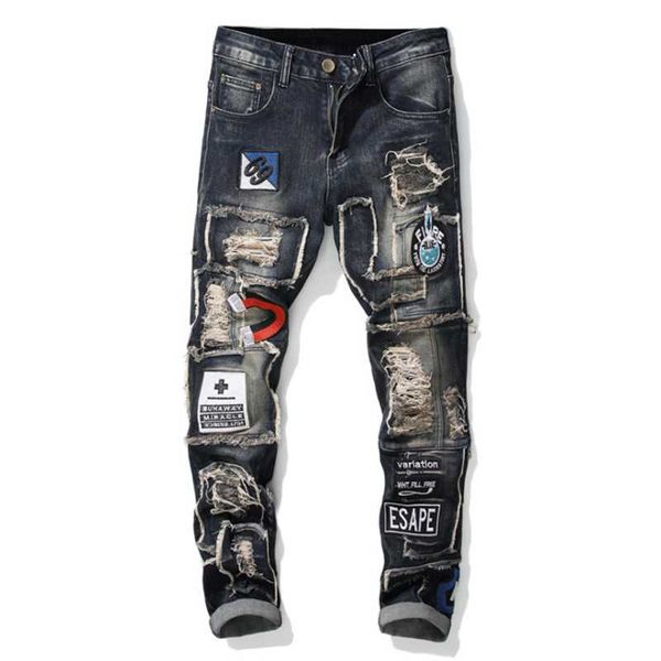 brand jeans european style jeans pants men slim denim trousers button luxury pencil pants for men, Blue
brand jeans european style jeans pants men slim denim trousers button luxury pencil pants for men, Blue