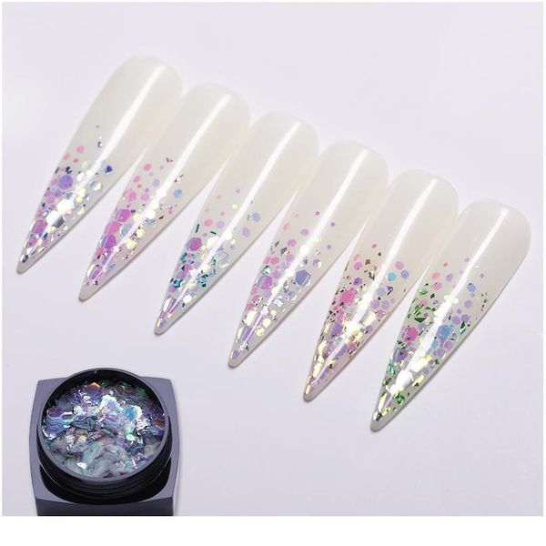 6 boxes nail glitter blue pink sequins sparkly shiny flakes colorful 3d nail art decoration tips decor jllyqn, Silver;gold 
6 boxes nail glitter blue pink sequins sparkly shiny flakes colorful 3d nail art decoration tips decor jllyqn, Silver;gold