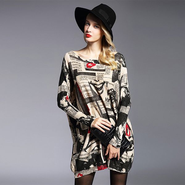 fashion street print t-shirt ladies full-sleeved loose long tee abstract women o-neck spring autumn noble 2021 eltn, White
fashion street print t-shirt ladies full-sleeved loose long tee abstract women o-neck spring autumn noble 2021 eltn, White
