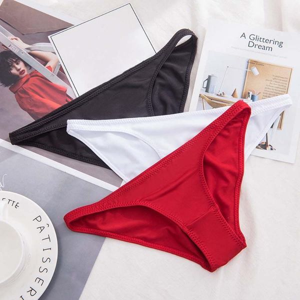 women's panties ladies low waist thong half-covered buttocks soft milk silk solid color triangle breathable unisex, Black;pink
women's panties ladies low waist thong half-covered buttocks soft milk silk solid color triangle breathable unisex, Black;pink