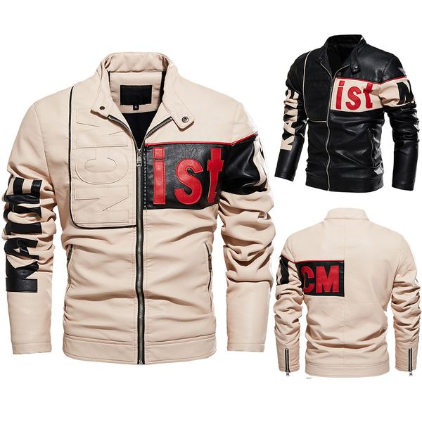 fashion men casual leather jacket leather coats mens outdoor thick warm feather man winter coat outwear jackets clothing, Black
fashion men casual leather jacket leather coats mens outdoor thick warm feather man winter coat outwear jackets clothing, Black