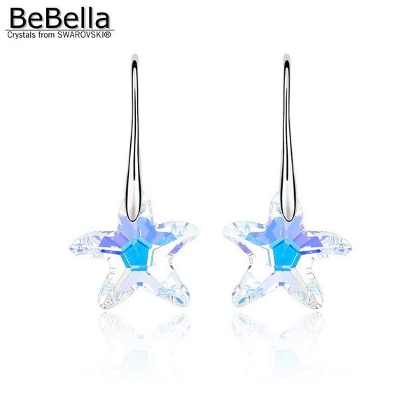 bebella crystal starfish drop earrings with crystals from fashion jewelry for girl women girlfriend christmas gift, Silver
bebella crystal starfish drop earrings with crystals from fashion jewelry for girl women girlfriend christmas gift, Silver