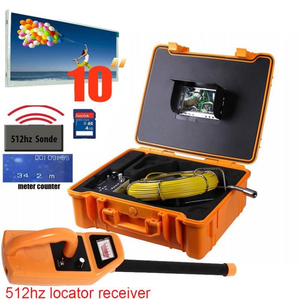 512hz sonda transmitter pipe locator plumb camera with 512hz locator receiver endoscope borescope video camera with 10" monitor
512hz sonda transmitter pipe locator plumb camera with 512hz locator receiver endoscope borescope video camera with 10" monitor