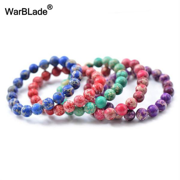 charm bracelets warblade natural emperor stone red blue green purple imperial beaded stretch bangles for men women, Golden;silver
charm bracelets warblade natural emperor stone red blue green purple imperial beaded stretch bangles for men women, Golden;silver