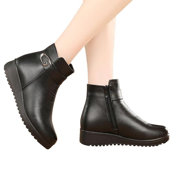boots ankle for women wedge heels winter warm snowshoes soft booties ladies vintage snow shoes, Black
boots ankle for women wedge heels winter warm snowshoes soft booties ladies vintage snow shoes, Black