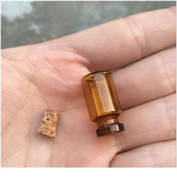 13*24*6mm 1ml mini amber glass bottles with cork empty tiny glass vials jars small wishing bottle 100pcs/lot jlldtz
13*24*6mm 1ml mini amber glass bottles with cork empty tiny glass vials jars small wishing bottle 100pcs/lot jlldtz