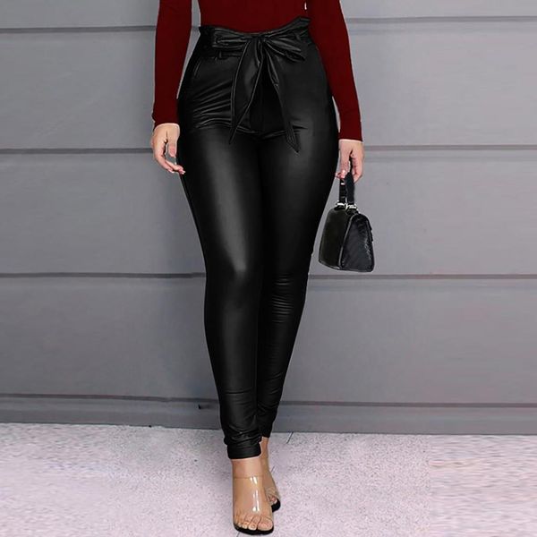 women's spring brushed high waist pu leather pants black leggings female shinny pencil pants elastic trousers female clothes#j30, Black;white
women's spring brushed high waist pu leather pants black leggings female shinny pencil pants elastic trousers female clothes#j30, Black;white