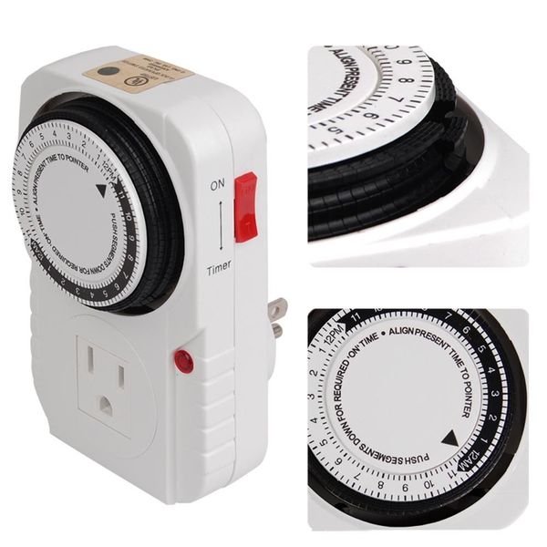 new 24-hour grounded timer 1875w 15a for home grow tent fan blower aquarium light us good
new 24-hour grounded timer 1875w 15a for home grow tent fan blower aquarium light us good