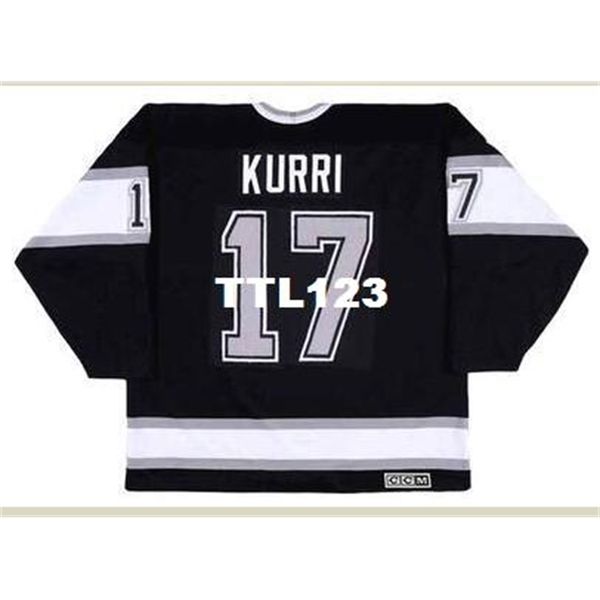 men #17 jari kurri los angeles kings 1993 ccm vintage away hockey jersey or custom any name or number retro jersey, Black
men #17 jari kurri los angeles kings 1993 ccm vintage away hockey jersey or custom any name or number retro jersey, Black