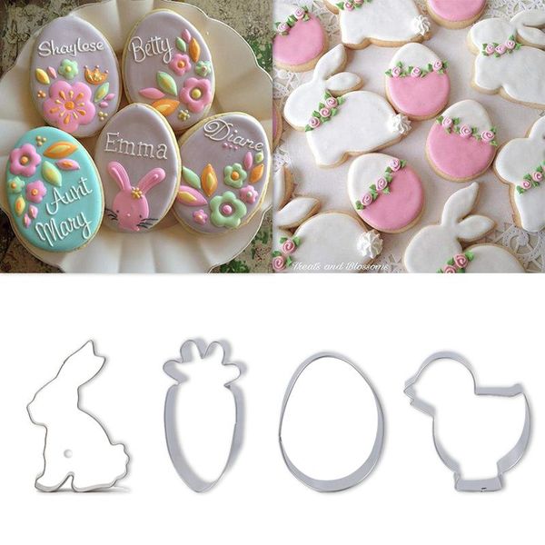 Easter Cookies Mold 2CM Thick Stainless Egg Carrot Chick Shape Baking Cake Biscuit Molding Easter Decoration For Home
Easter Cookies Mold 2CM Thick Stainless Egg Carrot Chick Shape Baking Cake Biscuit Molding Easter Decoration For Home