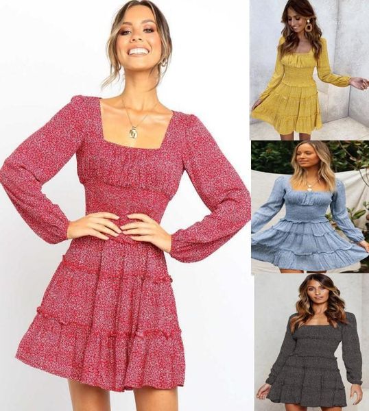 2020 women mini dress autumn winter long sleeve elegant ladies flower square collar dresses party red black clothes for woman1, Black;gray
2020 women mini dress autumn winter long sleeve elegant ladies flower square collar dresses party red black clothes for woman1, Black;gray