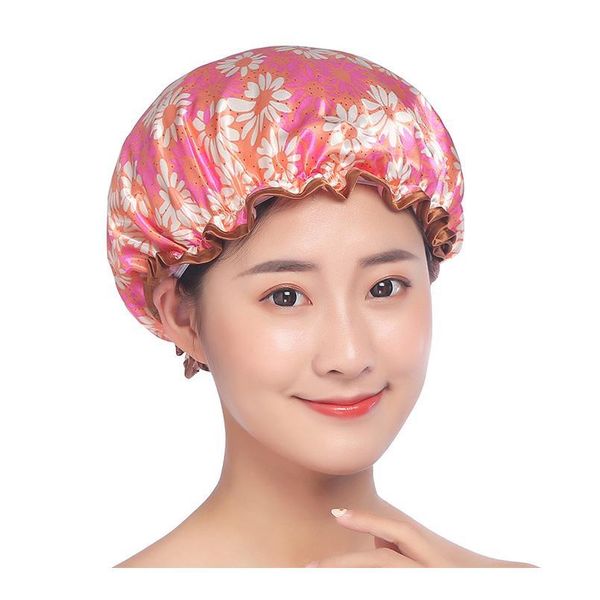 waterproof shower cap double layer elastic bath hat bathing cap for women spa bathing accessory hair salon bathroom qylefe
waterproof shower cap double layer elastic bath hat bathing cap for women spa bathing accessory hair salon bathroom qylefe