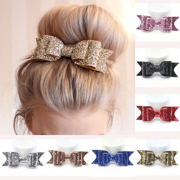 girls woman glitter hair bows girl hair pins bowknot charming hair accessories baby hairpins hairclips headwear xmas gift, Black;brown
girls woman glitter hair bows girl hair pins bowknot charming hair accessories baby hairpins hairclips headwear xmas gift, Black;brown