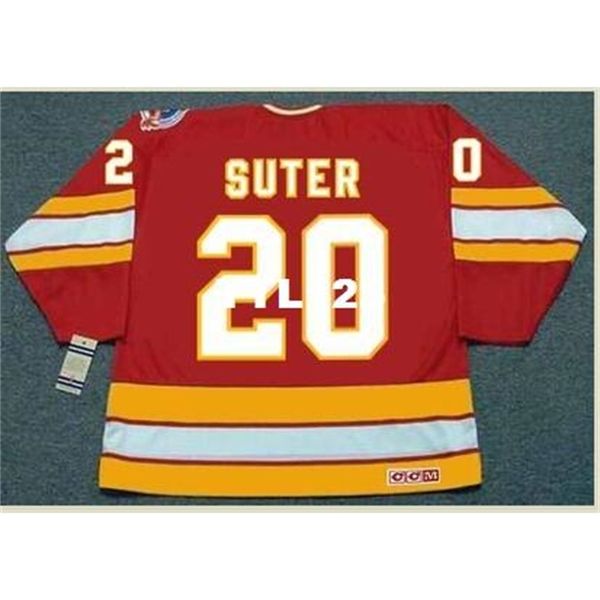 mens #20 gary suter calgary flames 1989 ccm vintage retro away hockey jersey or custom any name or number retro jersey, Black
mens #20 gary suter calgary flames 1989 ccm vintage retro away hockey jersey or custom any name or number retro jersey, Black