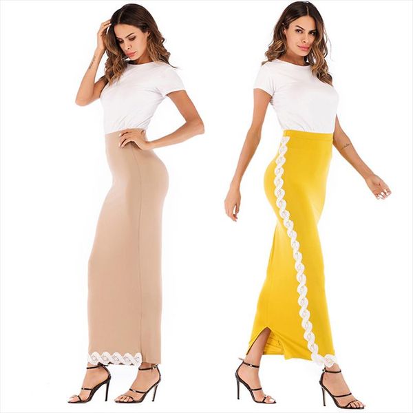 плюс размер модальный faldas mujer moda 2020 abaya мусульмана высокая талия кружева bodycon maxi юбка длинные юбки женская одежда jupe femme, Black
плюс размер модальный faldas mujer moda 2020 abaya мусульмана высокая талия кружева bodycon maxi юбка длинные юбки женская одежда jupe femme, Black