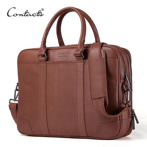 contact's brand men's briefcases genuine leather men messenger bags new fashion male shoulder bags lapbag big casual handbag
contact's brand men's briefcases genuine leather men messenger bags new fashion male shoulder bags lapbag big casual handbag